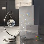 Memorialight Tabletop Sympathy Gift with Stand, Crystal Ornament Rainbow Maker, Unique Memorial Gift, Loss of Family & Loved Ones, Miscarriage or Grief Gift, Best for Bereavement & Daily Remembrance