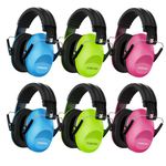 Floriogra 6 Pack Noise Canceling Headphones for Kids, Kids Ear Protection Earmuffs for Autism, Toddler, Children, Noise Cancelling Sound Proof Earmuffs/Headphones for Concerts, Air Shows, Fireworks