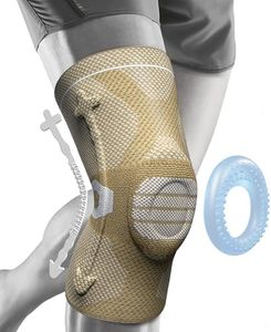 NEENCA Professional Knee Brace for Pain Relief, Medical Knee Compression Sleeve, Knee Support with Horizontal Knit Tech for Meniscus Tear, ACL, Arthritis, Joint Pain, Runner, Workout- FSA/HSA APPROVED