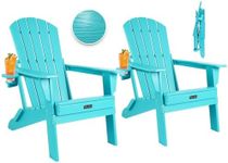 Plawdlik Folding Adirondack Chair, 