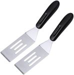 2 Pack Mini Spatula Stainless Steel Small Spatula For Kitchen, Metal Spatula For Cooking Brownie Cookie Lasagna, Pie Server Spatula, Cake & Pancakes Serving Spatulas