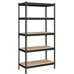 SONGMICS 5-Tier Storage Shelves, Garage Storage, Boltless Assembly, Adjustable Shelving Unit, 17.7 x 35.4 x 70.9 Inches, Load 1929 lb, UGLR450B01