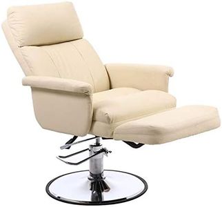 Sedia Di Bellezza, Sedia Poltrona Estetista,Lettino Massaggio,Tattoo Tatuaggi Fisioterapia Estetiste Ceretta Cerette Fisioterapista Poltrona Reclinabile Multifunzione(Off-white)