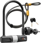 Bike U Lock with Cable - Via Velo H