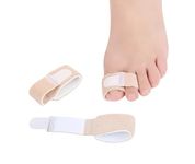 Aegon Hammer Toe Straightener | Toe Separator for Crooked Toes | Broken Toe Wrap Separator | Toe Corrector Cushion Bandage | Hammer Toe Splint Protector | Overlapping Toe Support (2 Pcs)