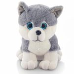 Storio Toy Super Cute Plushie Soft Toys for Kids | Plush Soft Toys for Baby Boys and Girls Kids - Husky Dog | Best Valentine Gift