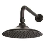 KINGSTON BRASS K136A5CK Victorian 8" Diameter Brass Showerhead with 12" Shower Arm, Oil Rubbed Bronze