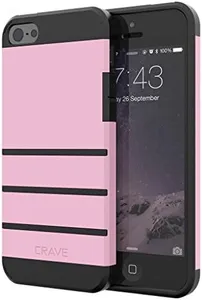 Crave iPhone SE [2016](1st gen) Case, iPhone 5s Case, Strong Guard Protection Series Case for iPhone 5 5s SE - Pink