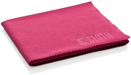 E-Cloth Glass & Polishing Cloth, Sustainable Microfibre Cleaning Cloth Set, Perfect Cleaner for Glass, Windows and Mirrors, Washable and Reusable, 100 Wash Promise, Assorted Colours, 1 Pack