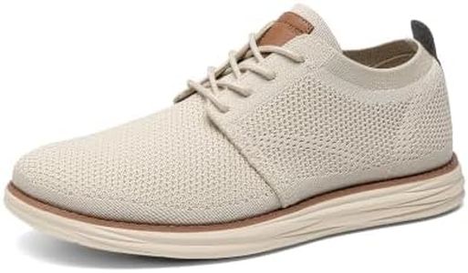 Bruno Marc Men's CoolFlex Breeze Mesh Sneakers Oxfords Lace-Up Lightweight Casual Walking Shoes,Size 13,Apricot,Grand