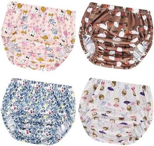 Joyo roy Plastic Pants Plastic Underwear Covers for Potty Training Rubber Pants for Toddlers Plastic Underwear Cover Swim Diaper Covers for Toddlers Clothing Covers Plastic Diaper Covers for Girls 5T