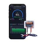 Streetwize – Bluetooth Battery Monitoring System | App Operated | Lead Acid | Car Battery Tester | View Battery Charge Level | Real-Time Information | 12v Battery Monitor (SWBMS1)