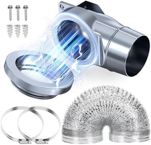 VOXWELLY Magnetic Dryer Vent Coupling, DV90, 4-Inch 90° Connector Kit
