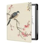 Case For Kindle Scribe 10.2 Inch 2022 Released - Pu Cover With Auto Sleep Wake Feature, With Pen Holder, Case Only For Kindle Scribe - Flower and bird Chinese paint