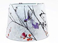 Bird Butterfly Lampshade or Light Shade Pink Trees Woodland Floral Leaf Bedroom Nursery Accessories