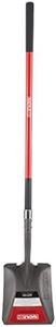 Radius Premium Long Handle Square-Point Shovel, Steel Shaft