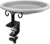 WILDLIFE FRIEND Hanging Bird Bath for Balcony Railing - Frost-Proof Bird Bath Balcony, XL Bird Bath Garden for Wild Birds, Water Bath for Birds - Bird Water Baths - Bird Bath for Balcony Railing