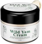 Wild Yam Cream for Hormone Balance: Natural Formula for Hot Flashes Night Sweats - Estrogen Progesterone Free 2 OZ