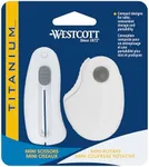 Westcott Titanium Minis for Craft and Sewing, Including Scissors and Rotary, 2-Piece Set