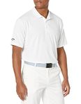 Callaway Men's Short Sleeve Opti-dri Stretch Solid Polo White
