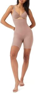 SPANX Shapewear for Women Tummy Control High-Waisted Power Short Cafe Au Lait 1X