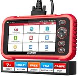 LAUNCH OBD2 Scanner CRP123E V3.0 Car Diagnostic Tool Engine ABS SRS Transmission OBD Scanner with 7 Reset Service Oil/EPB/SAS/BMS/Throttle/Battery Reset,DPF Regeneration Tool, ABS Bleed,Free Update