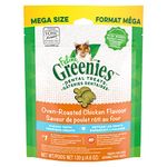 FELINE GREENIES Cat Treats Natural Dental Care, Oven Roasted Chicken Flavour, 4.6oz. Pouch