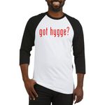 CafePress Got Hygge? Baseball Jersey Cotton Baseball Jersey, 3/4 Raglan Sleeve Shirt Black/White