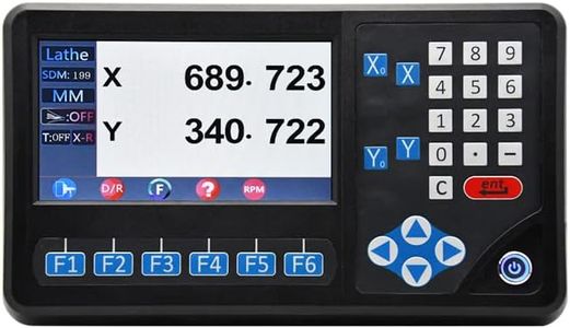 Ditron 3Axis DRO RPM LCD Digital Readout,Display, 7'' Screen,Muti-Function Multi-Language for Linear Scale Magnetic Scale Rotary Encoder Lathe Milling Bridgeport Knee Mill Drill Machine