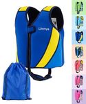 Limmys Premium Kids Swim Vest - Toddler Swim Jacket, and Buoyancy Swimming Aid - Modern Design Swimming Vest for Boys, Girls and Babies - Drawstring Bag Included