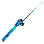 Zebco Splash Kids Spincast Reel and Fishing Rod Combo, 29" Durable Floating Fiberglass Rod with Tangle-Free Design, Comfortable Split-Grip EVA Handle, Pre-Spooled with 6-Pound Cajun Fishing Line, Blue