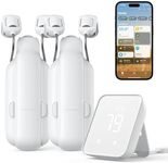 SwitchBot Smart Automatic Curtain Opener 2 Pack with Hub 2 - WiFi Remote Control with App/Timer, Performance Upgrade, WiFi Thermometer Hygrometer, Support Matter, Work with Alexa, Google Home, HomeKit