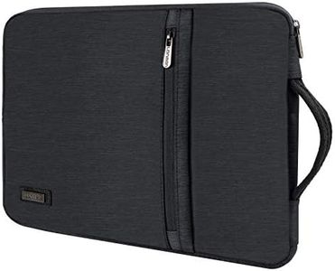 LONMEN 14 inch Laptop Sleeve Waterproof Polyester Handbag for Most 14" Lenovo/Dell/Toshiba/HP/ASUS/Acer Chromebook Notebook Carrying Case with Handle,Dark Grey