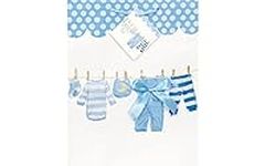 Charming Baby Bow Clothesline Blue 