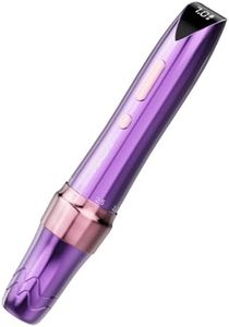 Mast P60 Tattoo Gun Wireless Tattoo Pen Machine, 5 Strokes Length 2.2mm - 3.2mm, 121g/4.2oz Lightweight, Purple Color for Pro Artists