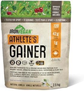 Ironvegan Gainer Vanilla Protein Powder, 2500 GR