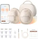 eufy Wearable Breast Pump S1 Pro, Electric Hands-Free Breast Pump with Heating Technology, Portable Charging Case, App-Controlled Smart Rhythm, Hospital-Grade Suction, Leak-Proof and Ultra-Quiet