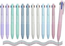 Multicolor Ballpoint Pen, 12 PCS Re