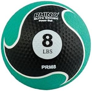 Champion Sports Rhino Elite Medicine Ball (8 pounds), Green