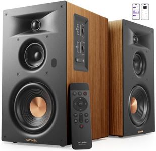 ULTIMEA 3-Way Powered Bookshelf Speakers, Wireless Studio Monitors, BS-3