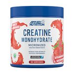 Applied Nutrition Creatine Flavoured - Creatine Monohydrate Micronized Powder with Flavour, Increases High-Intensity Physical Performance (250g - 50 Servings) (Strawberry & Raspberry)