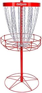 GoSports Regulation Disc Golf Basket - 24 Chain Portable Disc Golf Target