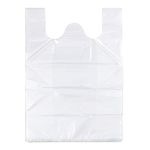 Esdiplot 800 Counts Plastic Grocery Bags with Handles, Sturdy T Shirt Shopping Bags, T-Shirt Carry-out Bags (36 x 55 cm)