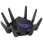 ASUS ROG Rapture GT-AX11000 Pro Tri-Band WiFi 6 Extendable Gaming Router, 10G & 2.5G Ports, ASUS RangeBoost Plus, Triple-level Game Acceleration, Subscription-free Network Security, AiMesh Compatible