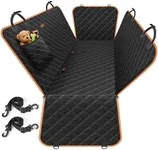 Lantoo Dog Seat Cover, Large Back Seat Pet Seat Cover Hammock for Cars, Trucks, SUVs with Nonslip Backing, Side Flaps, Waterproof, Soft