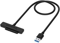 SABRENT SATA to USB Cable - USB 3.0 to 2.5” SATA I/II/III Hard Drive Adapter - External Converter for SSD/HDD Data Transfer (EC-SSHD)