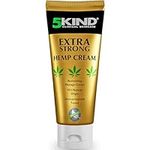 5kind Extra Strong Hemp Cream 100ml - High Strength Hemp Oil Formula - Joint & Muscle, Back Pain, Relief for Sore Muscles, Soothe Feet, Knees, Neck, Shoulders - Rich in Natural Extracts