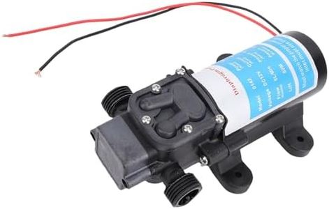 Generic RV Water Pumps, 4 GPM 45PSI 12V DC On Demand Self Priming Diaphragm Pump with Pressure Switch, RV Fresh Water Pumps, Water Pressure Pump for RV, Boat, Yacht, Caravan, Garden