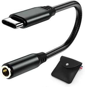 Adaptador USB C a Jack 3.5 mm Adaptador Auriculares Tipo C para Samsung S24 S23 S22 Ultra A55 A54 A34 S21 S20 Adaptador Jack a USB Tipo C para iPad Pro 2024 iPad 10 Google Pixel 8a 8 7 Pro OnePlus 12