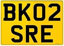 Premium Standard Rear Motorbike Number Plate APG - 9x7'' (228x178mm) - 100% MOT Compliant - Customised Road Legal Personalised Registration